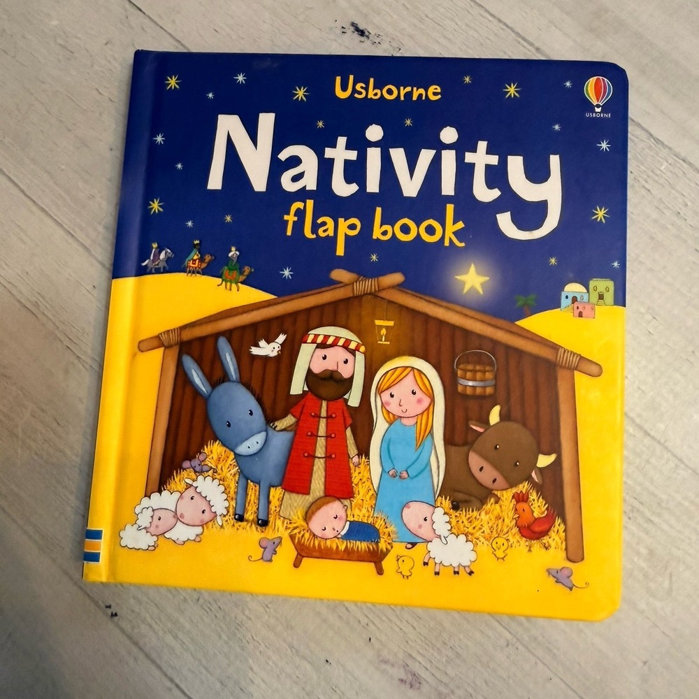 Usborne Paper Pie life the flap Nativity‎ Book